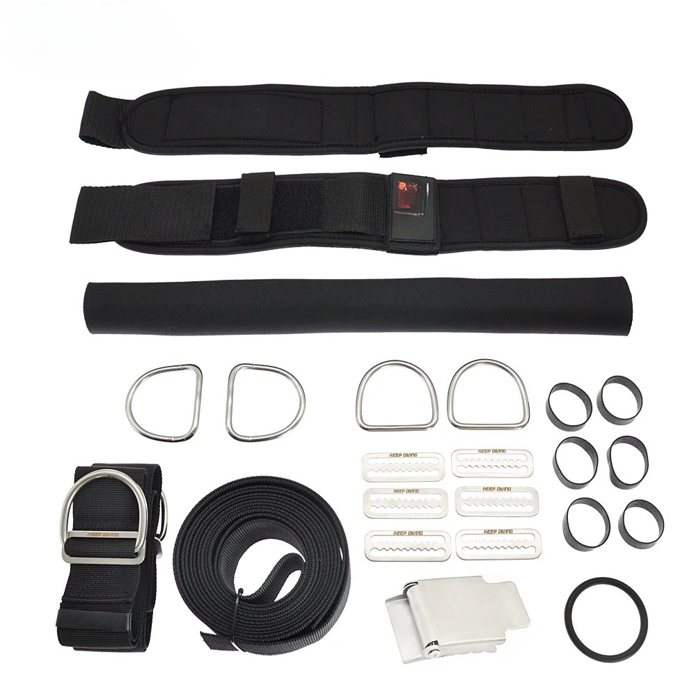 Dive Weight Belt - 1 Set Scuba Diving Backplate Harness